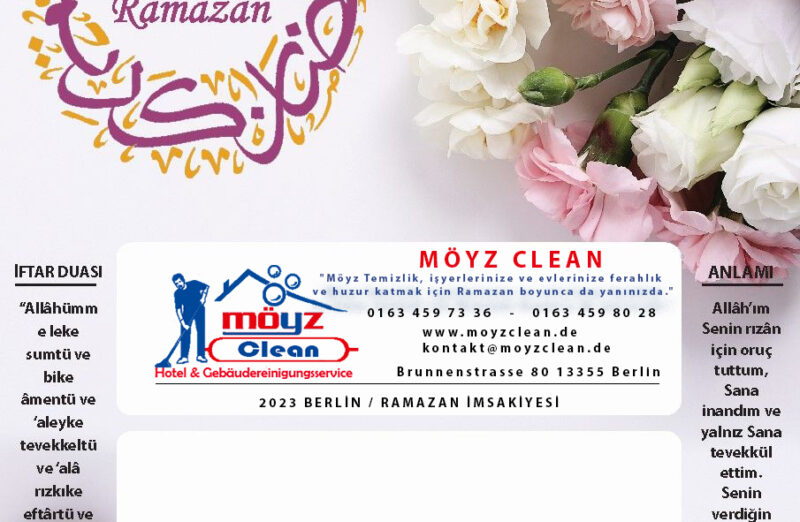 Moyz Clean İmsakiye